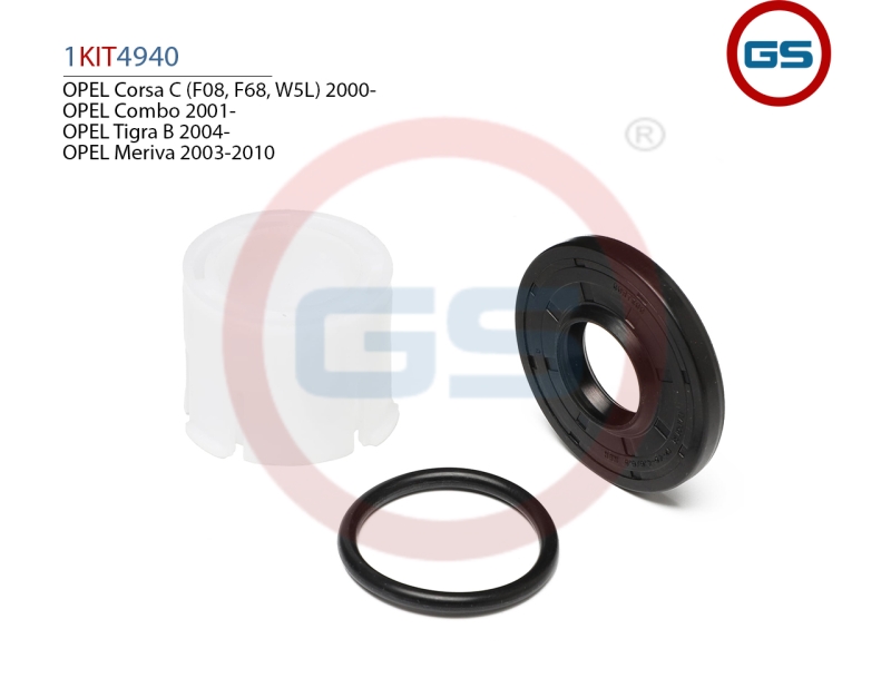 1KIT4940 Ремкомплект рулевой рейки OPEL Corsa C 2000-, OPEL Combo 2001-, OPEL Meriva 2003-2010