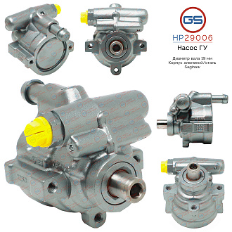HP29006 Насос ГУР OPEL Vivaro 2001-, Renault Megane I 1996-2003, Lada Largus 2012-, Renault Clio II