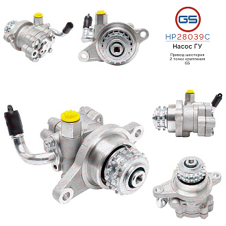 HP28039C Насос ГУР Nissan Almera N16 2000-2006, Nissan Almera Tino (V10) 2000-2006