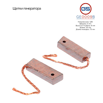 GE0009B Щетки генератора