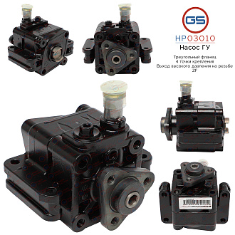 HP03010 Насос ГУР BMW 3 E46 2WD 1998-2005