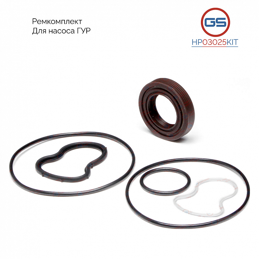 HP03025KIT Ремкомплект насоса ГУР BMW 5 E60 2003-2009, BMW 6 E63 2004-