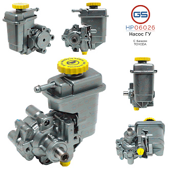 HP06026 Насос ГУР Chrysler Neon 1999-, Chrysler PT Cruiser 2000-, Dodge Neon 1999-